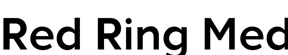 Red Ring Medium Yazı tipi ücretsiz indir
